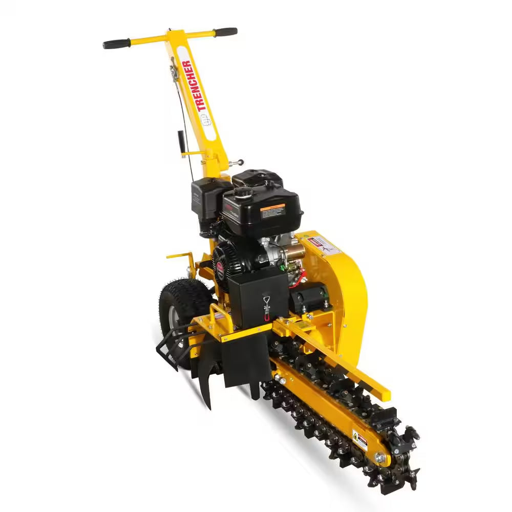 24 In. 15 HP 420 Cc Gas Powered Trencher with DUCAR Engine and Electric Start