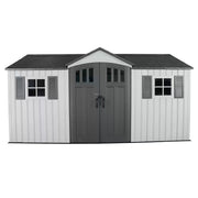 15 Ft. W X 8 Ft. D Resin Outdoor Storage Shed with Double Door (120 Sq. Ft.)