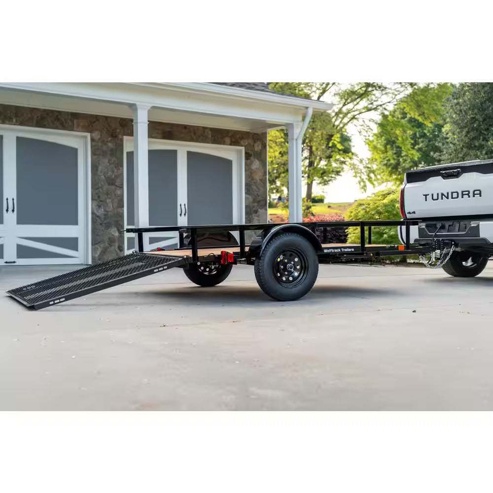 5 Ft. X 8 Ft. Utility Trailer, Wood Floor, 1450 Lb. Payload Capacity