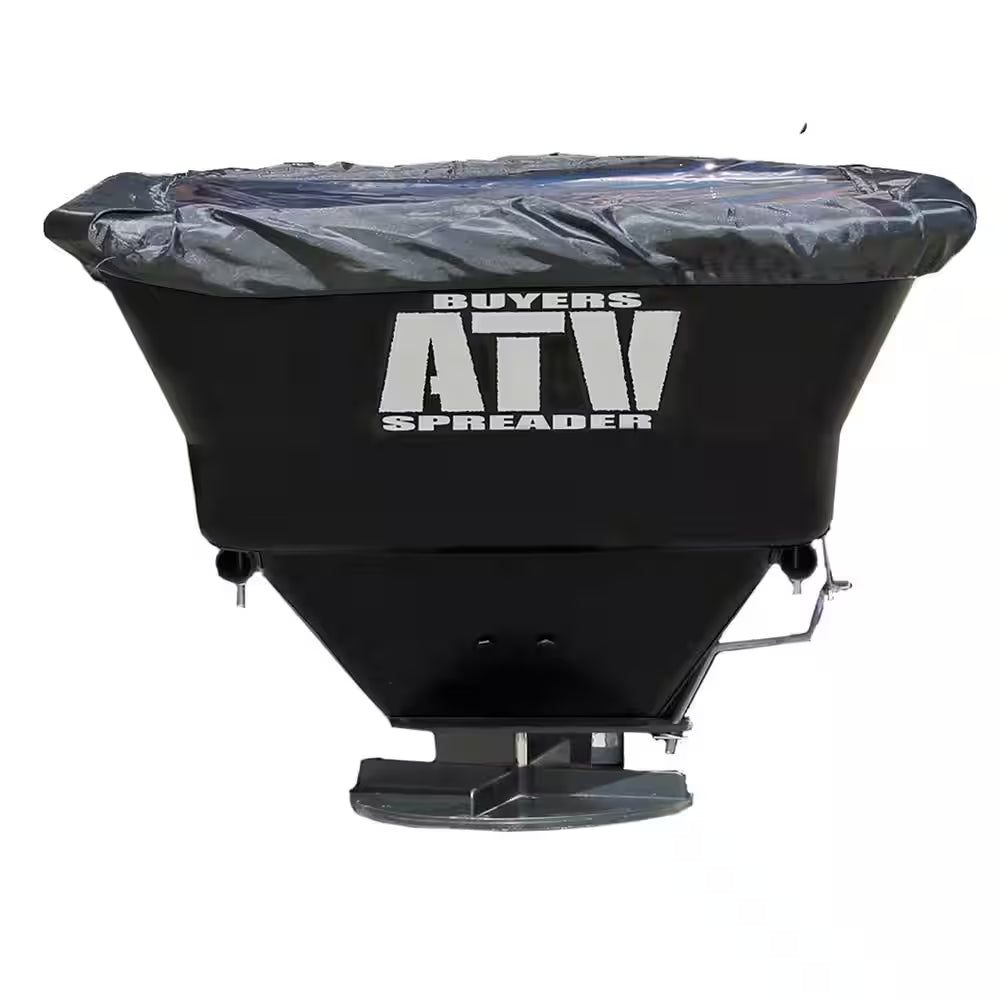 100 Lbs. Capacity ATV Mounted All Purpose Broadcast Spreader for Rock Salt, Feed, Seed and Fertilizer