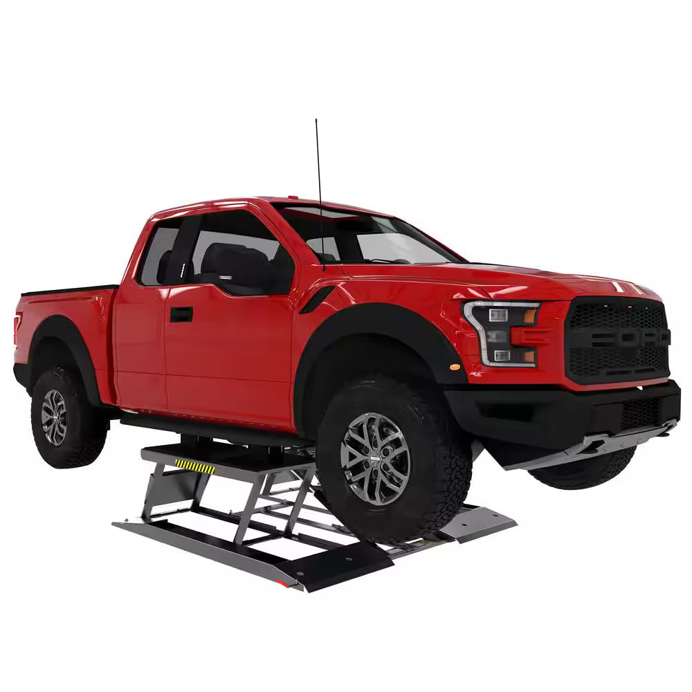 LR-10000 Low-Rise Scissor Car Lift 10000 Lb. Capacity - 22.75 In. Max Rise with 220V Power Unit Included