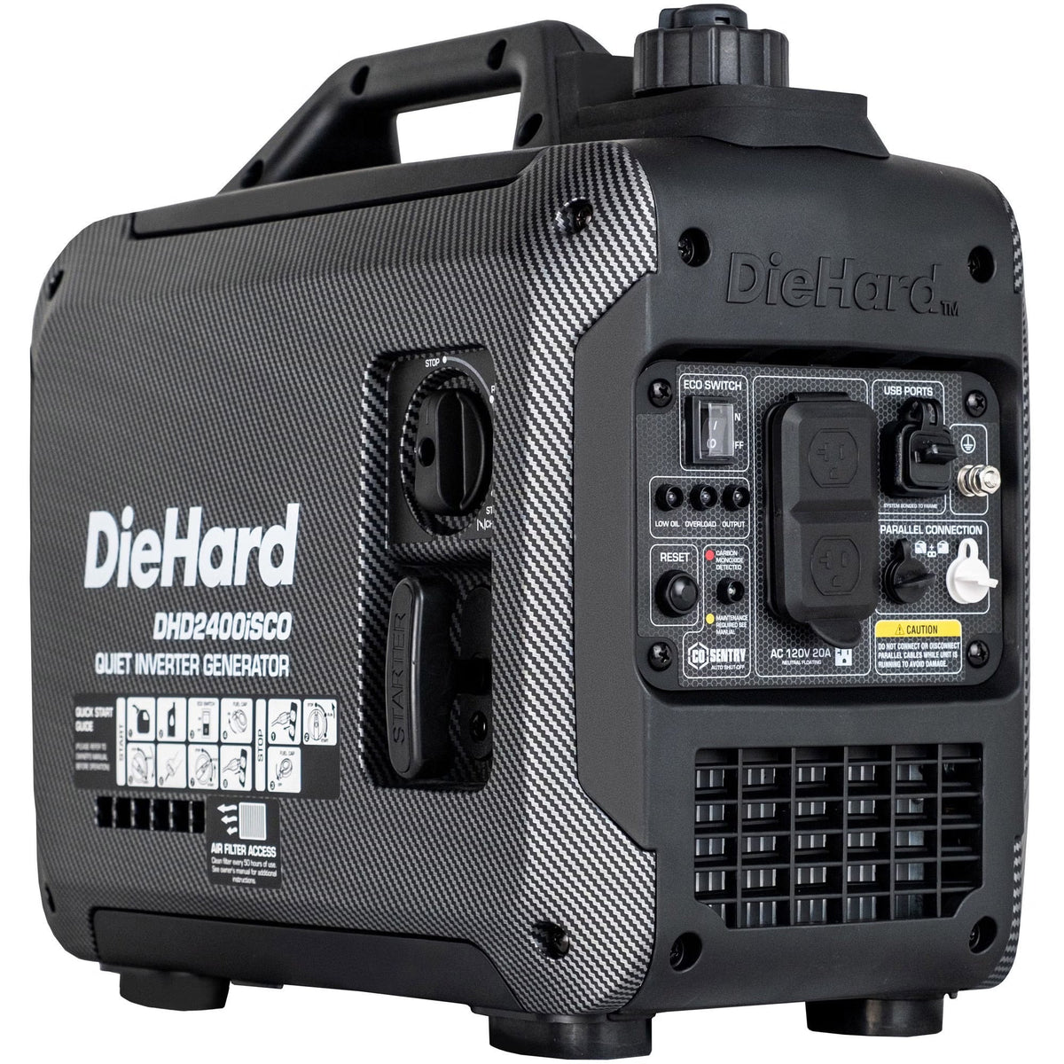 Diehard 2400W Gasoline Powered Inverter Generator