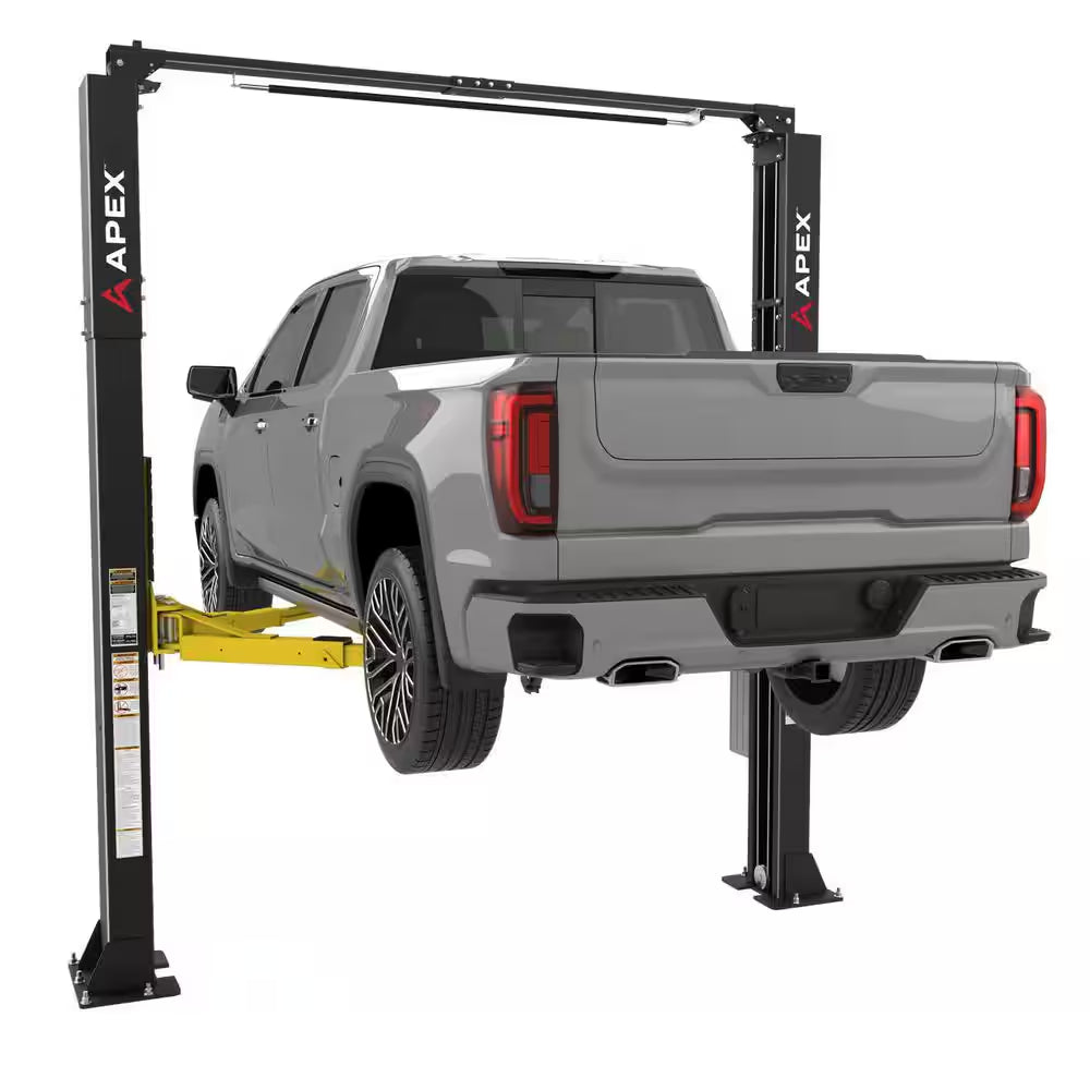 AL10C 10,000 Lb. Bi-Symmetric Clearfloor 2-Post Car Lift with Direct-Drive Hydraulic System, 220V 1-Phase