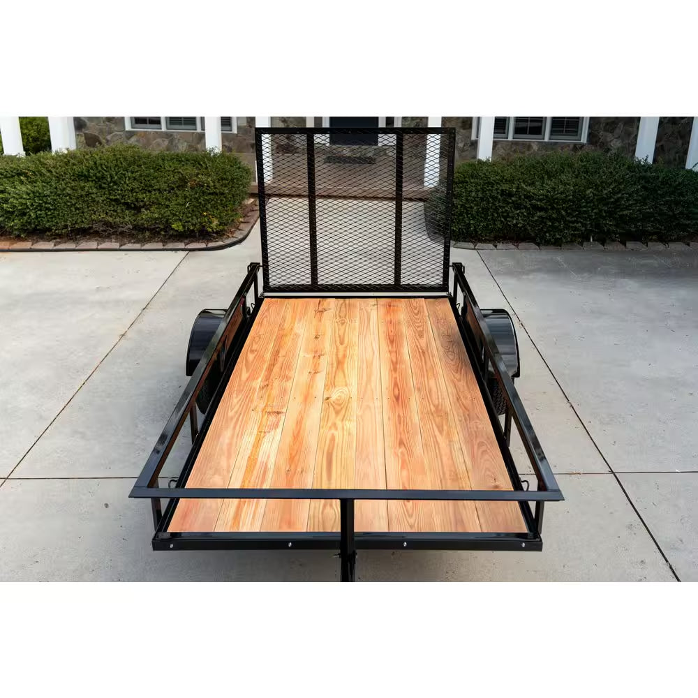 5 Ft. X 8 Ft. Utility Trailer, Wood Floor, 1450 Lb. Payload Capacity