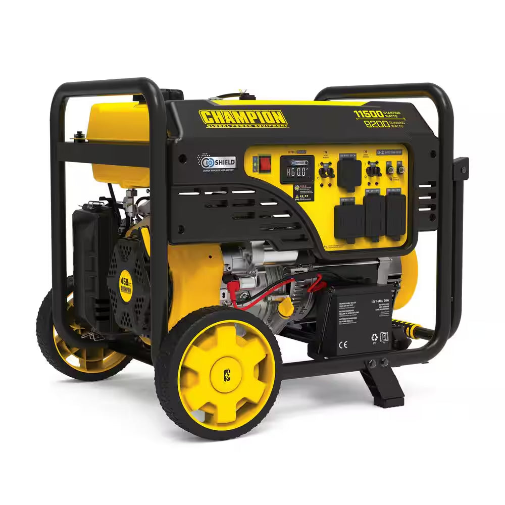 10,625/8500-Watt Electric Start Dual Fuel Portable Generator with Free 3-Year Warranty for Home Backup and Storm Prep