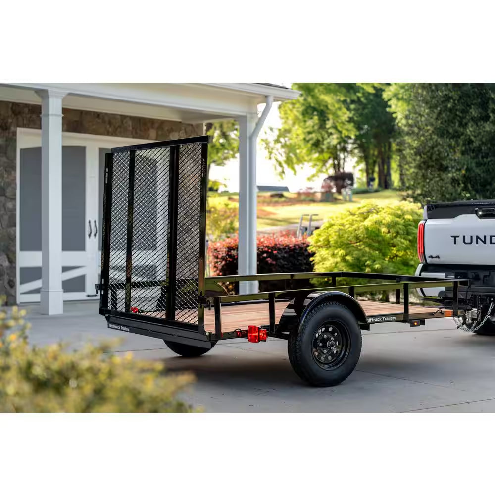 5 Ft. X 8 Ft. Utility Trailer, Wood Floor, 1450 Lb. Payload Capacity