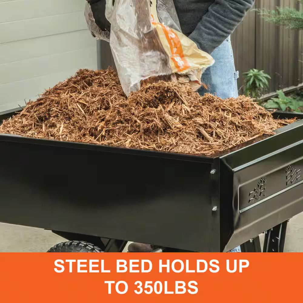 10 Cu. Ft. Steel Dump Cart