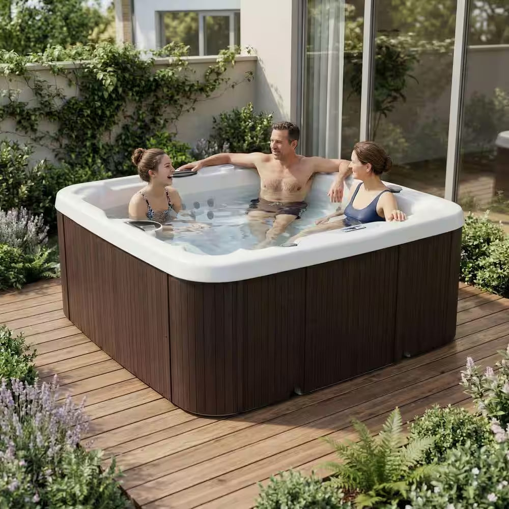 LS600DX 7-Person 65-Jet 230V Hot Tub with Ozone Water Care and Frog at Ease-Ready Setup