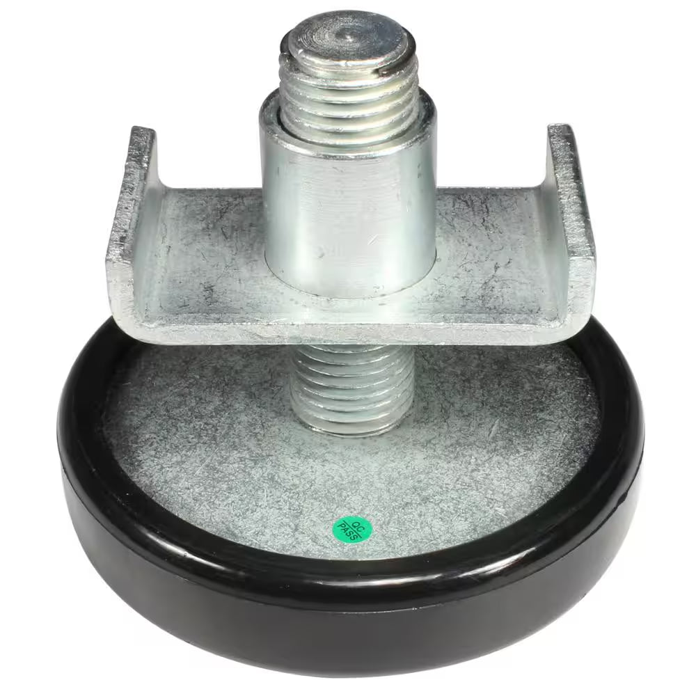 Telescoping Screw Pad for 2 Post Car Lift with up to 10000 Lb. Capacity, 35Mm Pin, Incl. Polyurethane Tuf-Pad, Set of 4