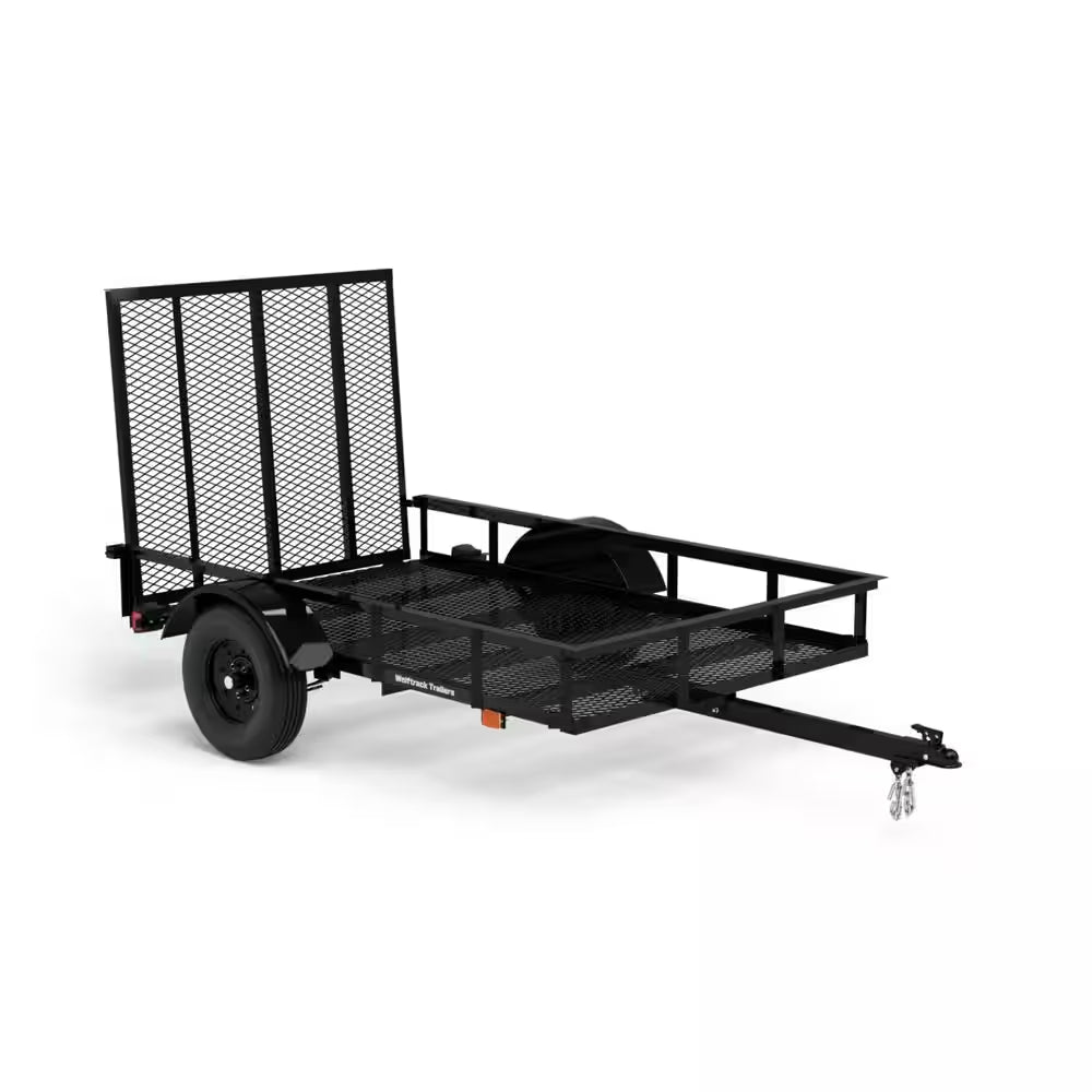 5 Ft. X 8 Ft. Utility Trailer, Mesh Floor, 1615 Lb. Payload Capacity
