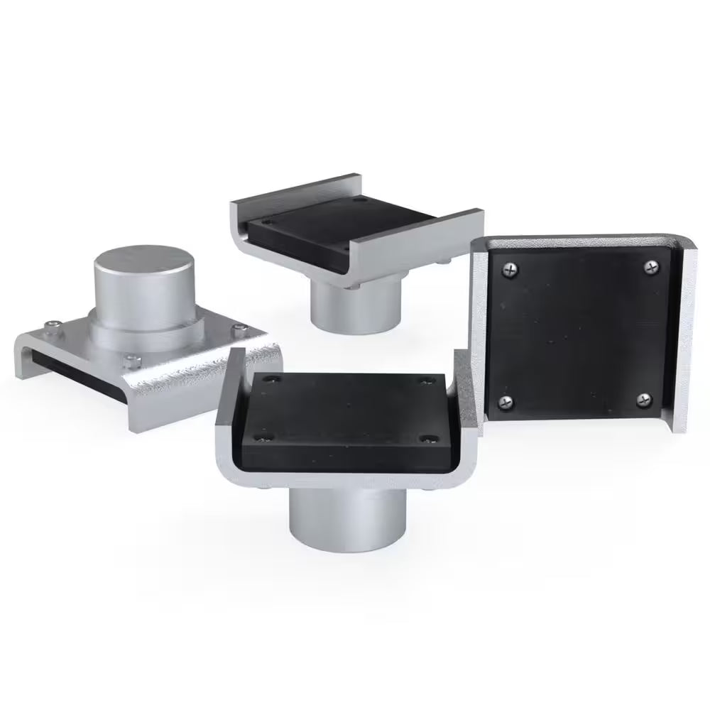 Frame Cradle Pads with 60Mm Pin for 2 Post Lifts with up to 10,000 Lb. Capacity, 4.3 In. between Flanges (Set of 4)