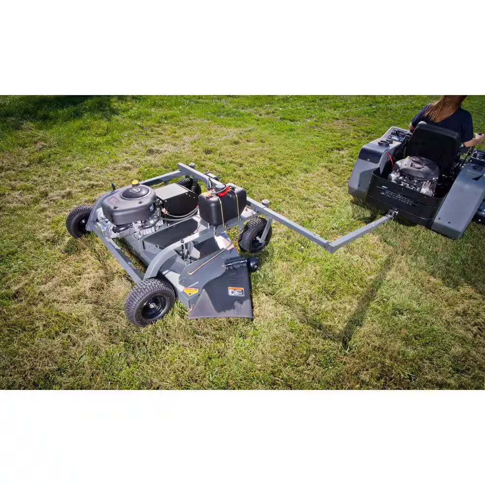 60 In. 15.5-HP 500 Cc Briggs & Stratton Electric Start Pull-Behind Finish Cut Lawn Mower