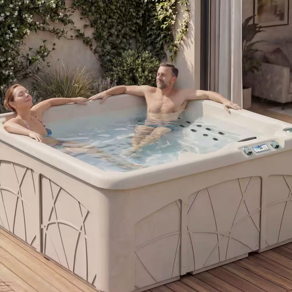 LS350DX 5-Person 28-Jet 110V Plug and Play Spa with Ozonator