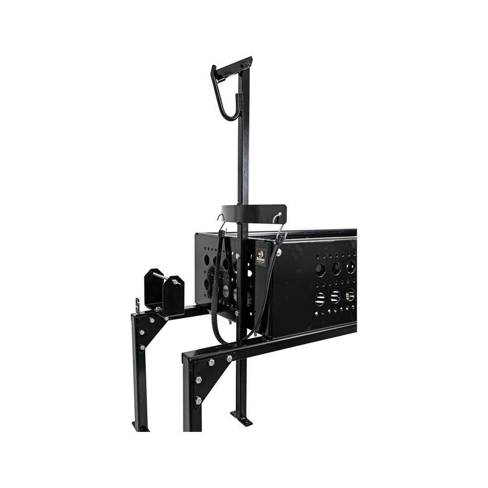 Landscape Trailer Equipment Storage Basket Rack Organizer