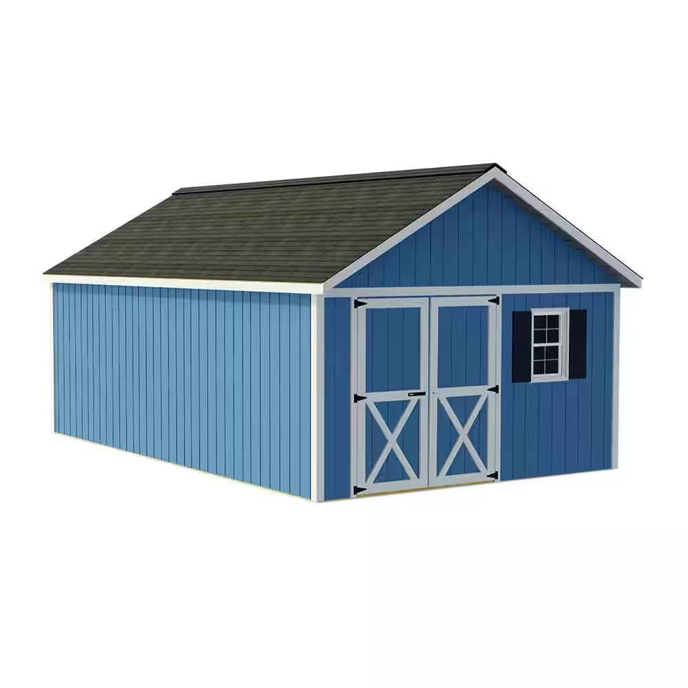 Shedquarters 12 Ft. X 20 Ft. Wood Storage Shed Kit Featuring Tons of Space (240 Sq. Ft.)
