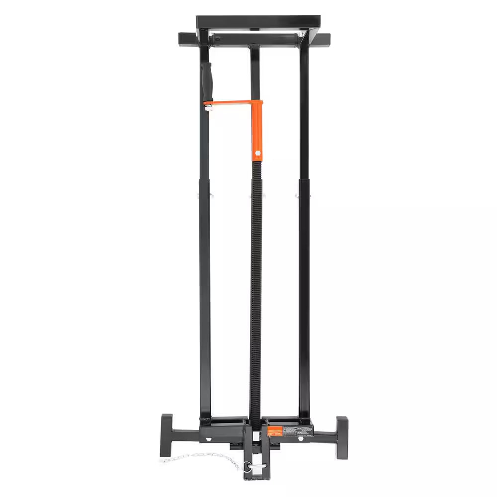 Lawn Mower Elevating Device, Supports up to 880 Lbs., Extendable Servicing Jack with Manual Lever and Power Tool Grip