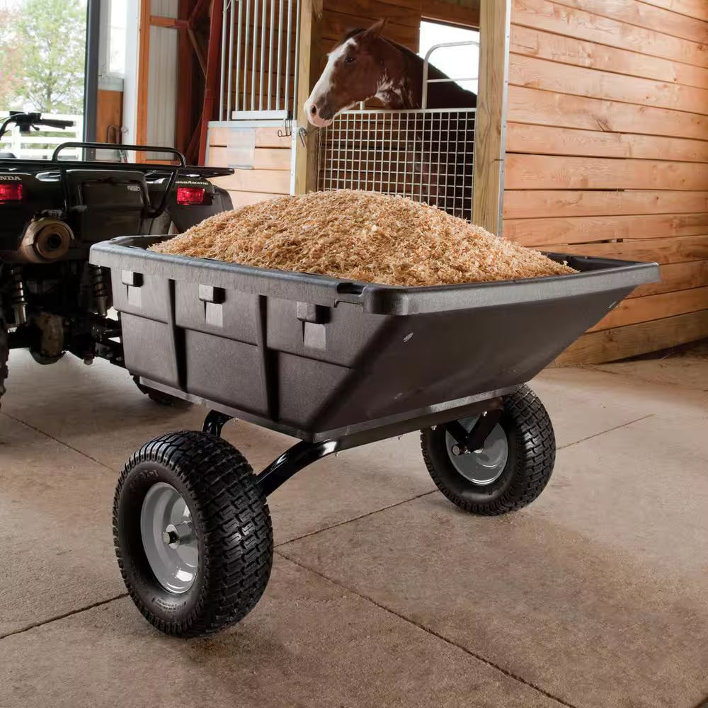 15 Cu. Ft. 1250 Lbs. Professional Grade Swivel Dump Cart