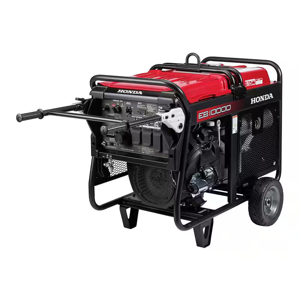 10,000/9,000-Watt Electric/Manual Start Gasoline Powered Industrial Portable Generator with CO-MINDER for Jobsite & Home