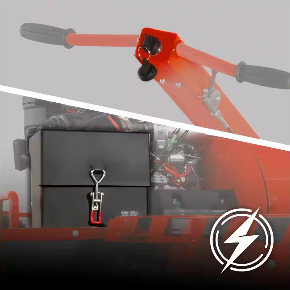 24 In. 15 HP 420 Cc Gas Powered Trencher with DUCAR Engine and Electric Start