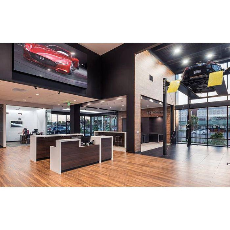 HD-7PXW Super-Tall 4 Post Car Lift 7000 Lb. Capacity - 140 In. Max Rise with 220V Power Unit Included