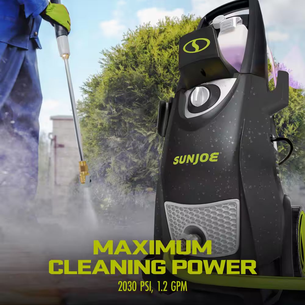 2030 MAX PSI (PWMA Certified) 1.2 GPM 13 Amp Cold Water Corded Electric Pressure Washer