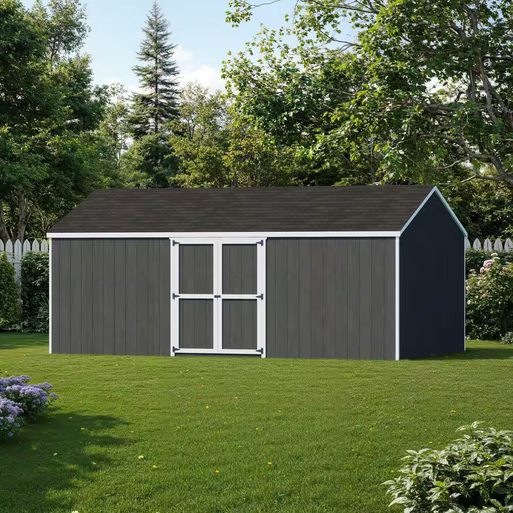 Value Gable 12 Ft. X 20 Ft. Outdoor Wood Storage Shed with Side Entry Do-It-Yourself Kit (240 Sq. Ft. )