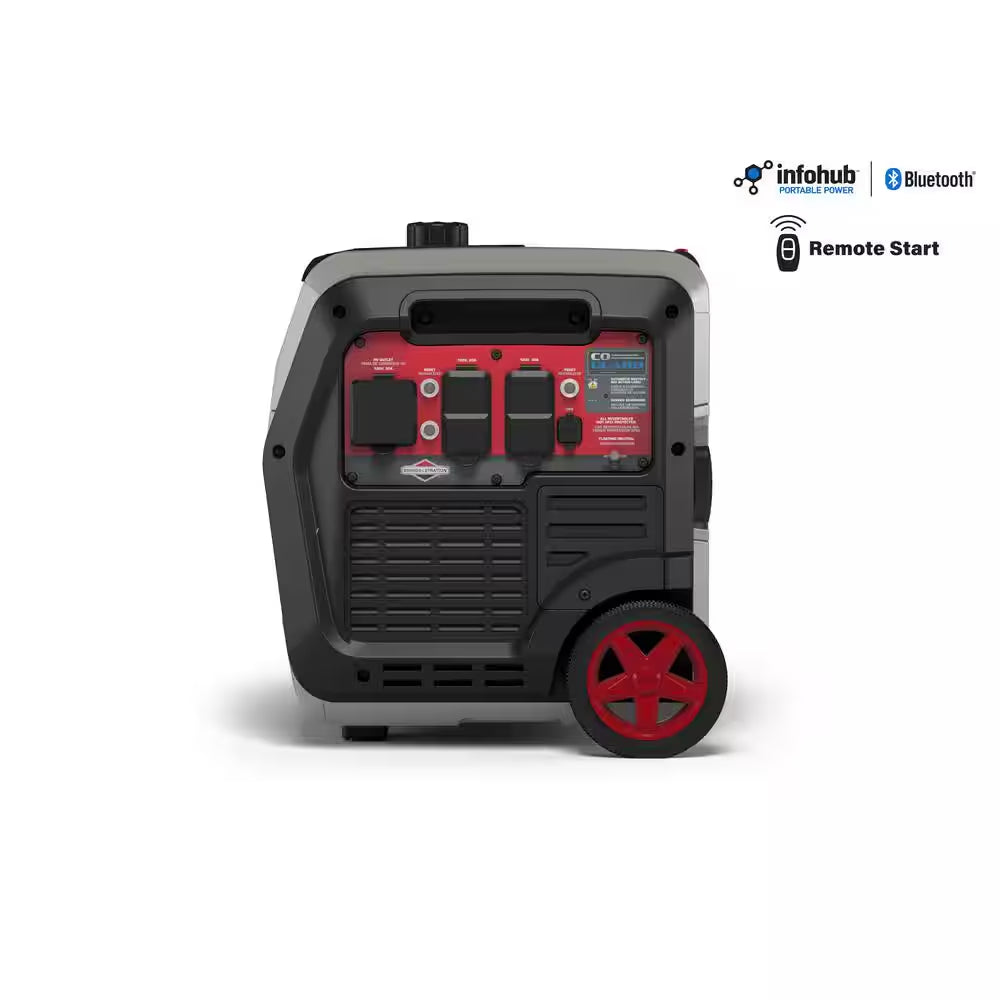 Powersmart 4500-Watt Electric Start Gasoline Powered Inverter Generator with Bluetooth and OHV Engine - CARB