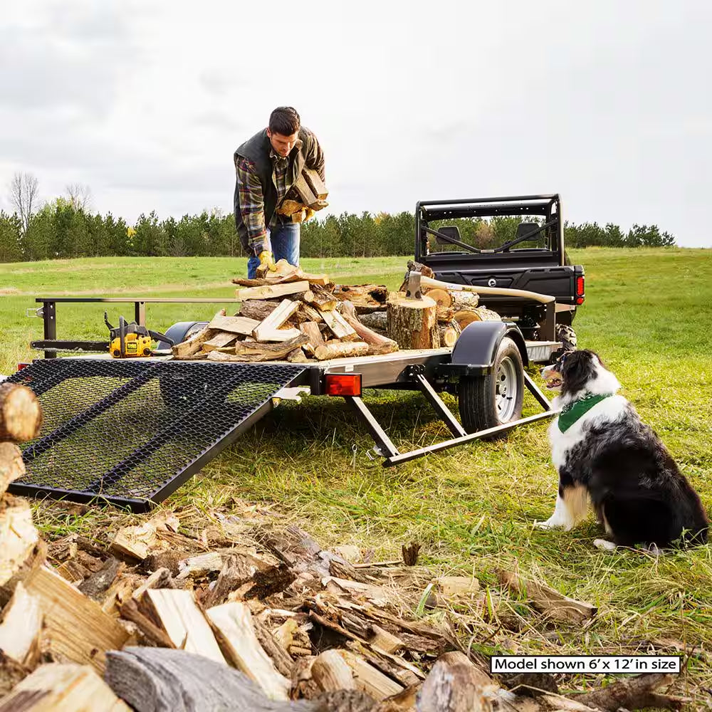 5 Ft. X 8 Ft. Wood Floor Utility Trailer Kit W/Patented Drop down Rail System
