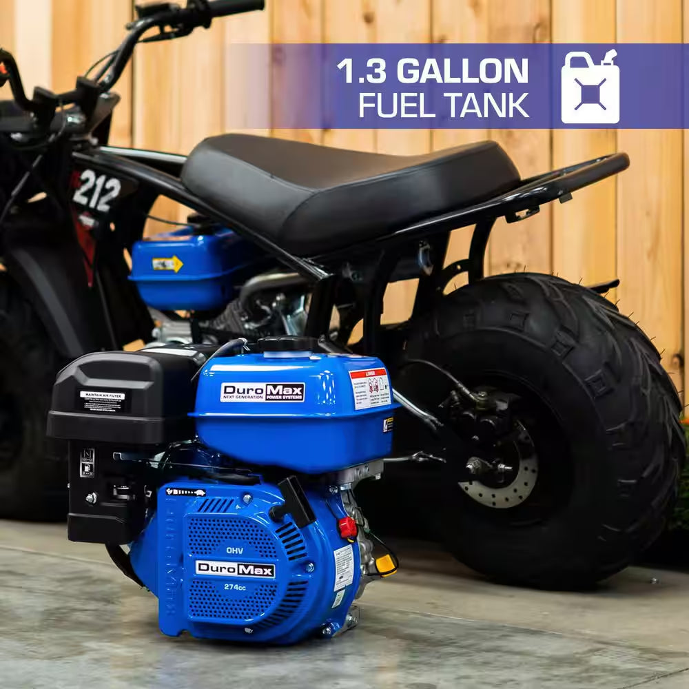274Cc 1 In. Gasoline Multi-Purpose Horizontal Key Shaft Recoil Start Portable Engine 50-State