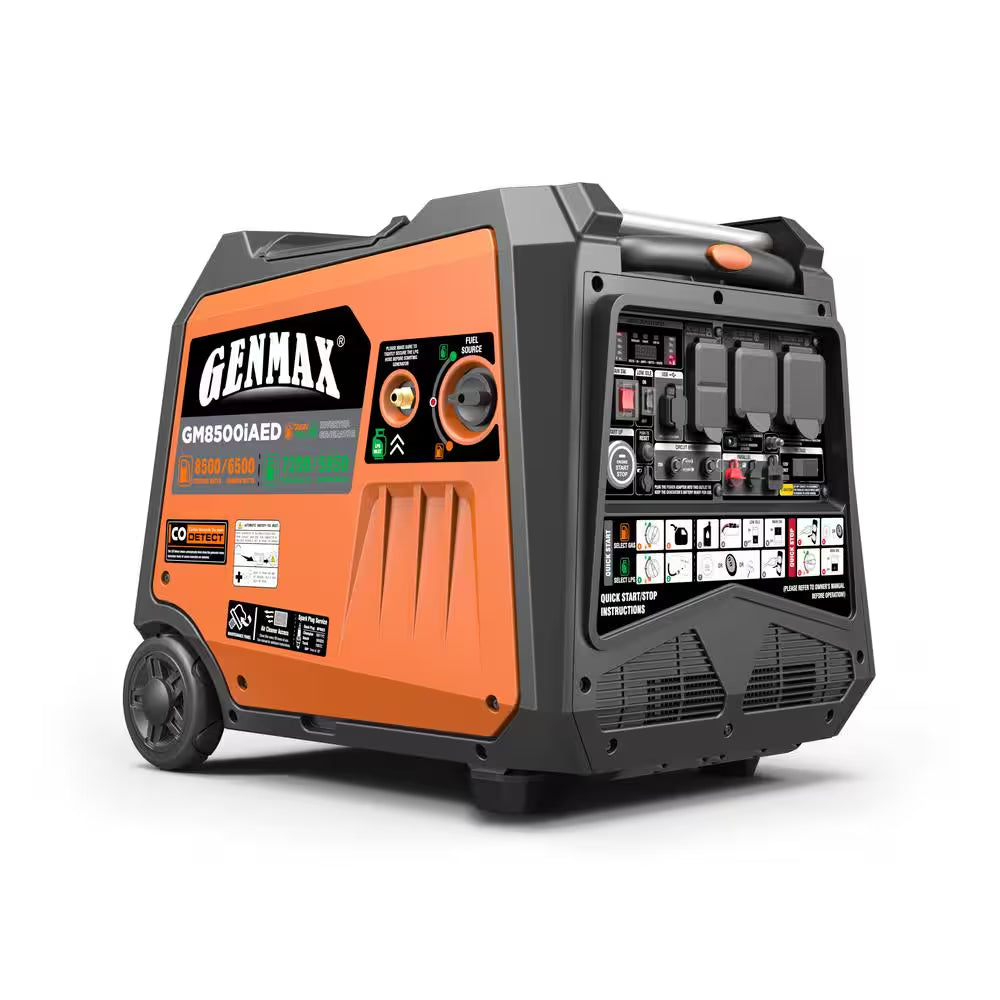 4000-Watt Recoil Start Gasoline Powered Inverter Generator Light-Weight and Quiet with 145Cc OHV Engine