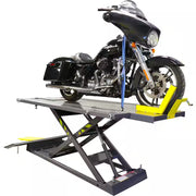 RML-1500XL Deluxe Extended Motorcycle and ATV Lift Platform with Front Wheel Vise, 1500 Lb. Capacity