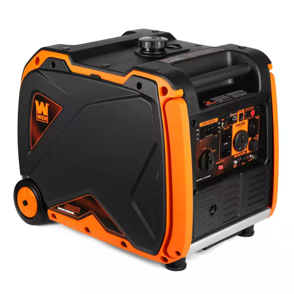 Super Quiet 4500/3500-Watt Rv-Ready Reocil Start Gas-Powered Portable Inverter Generator, Fuel Shut-Off and CO Watchdog