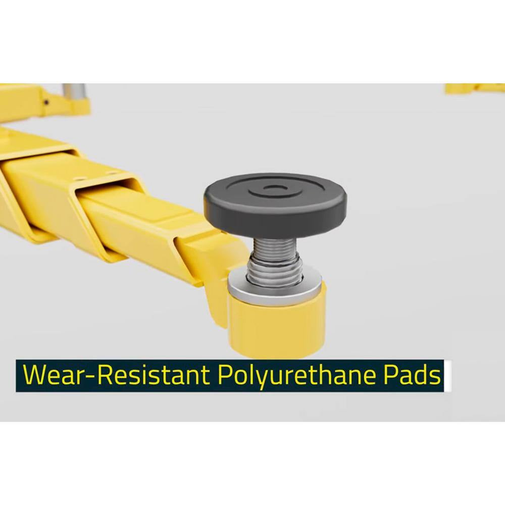 10APX-181 2-Post Vehicle Lift 10,000 Lb Capacity-Adaptable Clearfloor with Adjustable Width and 220V Power Unit Included