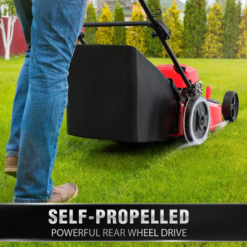 21 In. 170Cc OH 4-Stroke Engine 3-In-1 Gas Self Propelled Lawn Mower