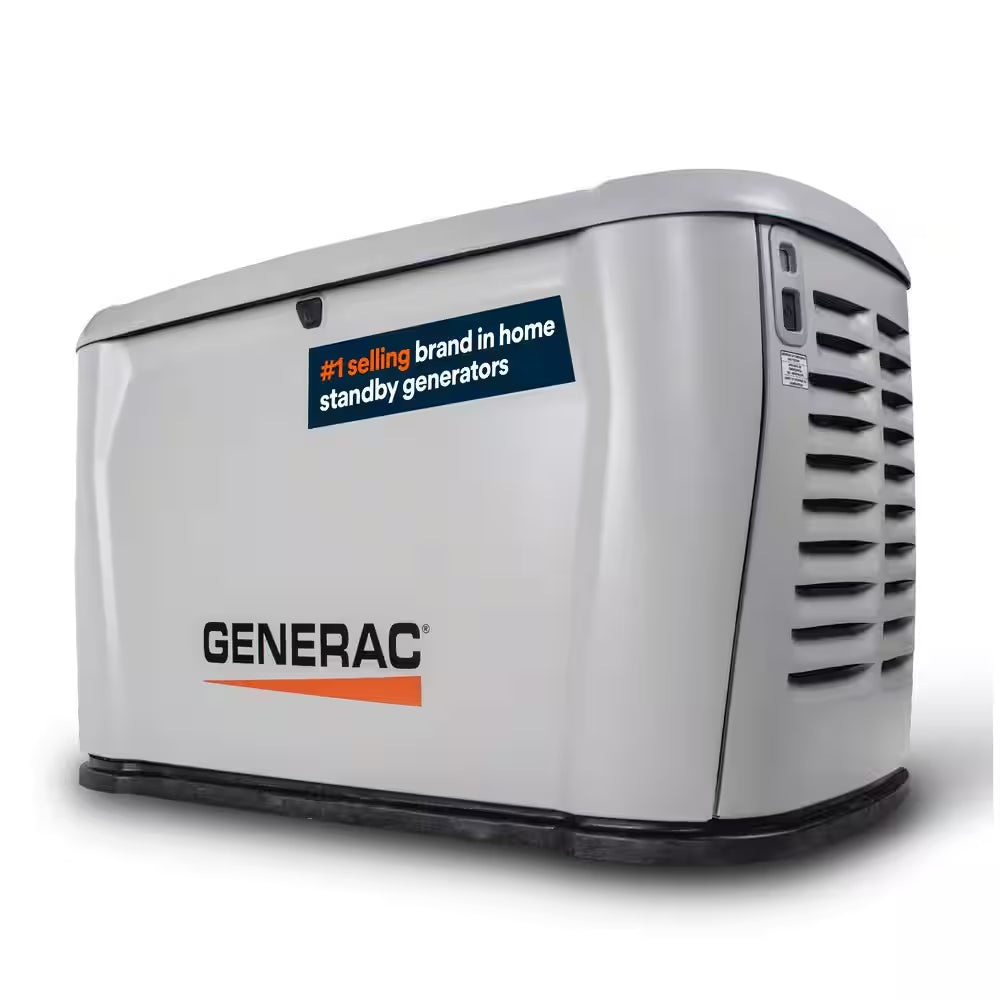 24Kw Air-Cooled Auto Start on Natural Gas or Propane Whole House Generator with Smart Mobile Monitoring