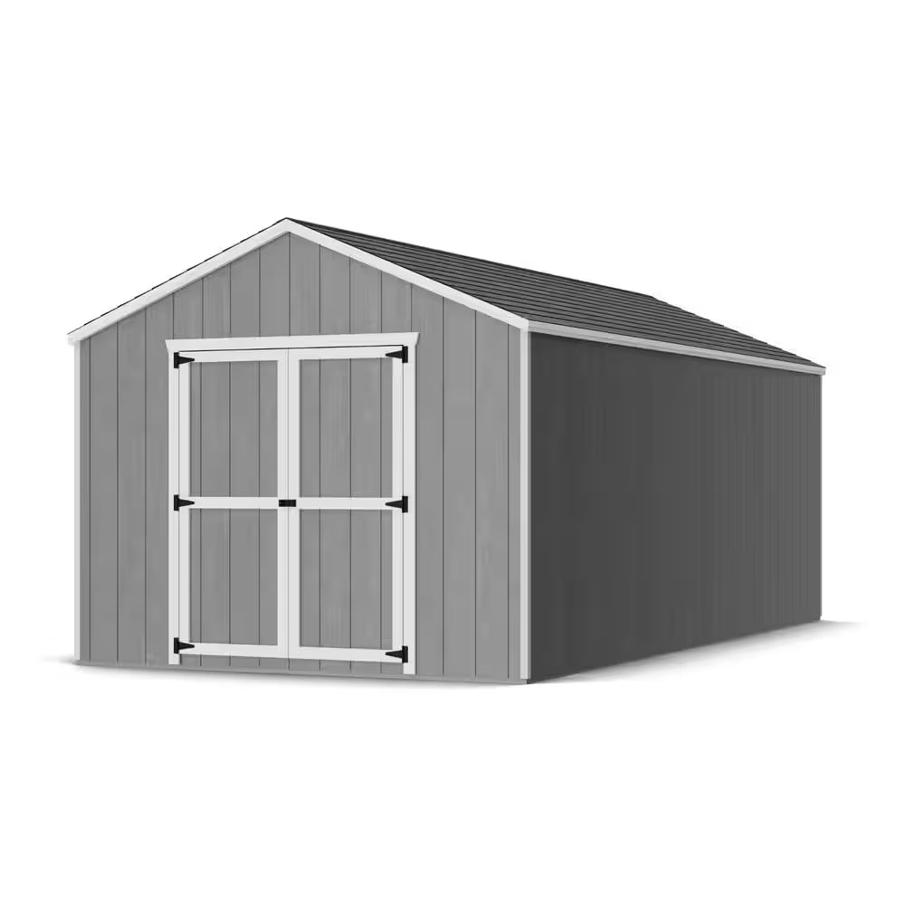 Value Gable 10 Ft. X 20 Ft. Outdoor Wood Storage Shed Precut Kit (200 Sq. Ft.)