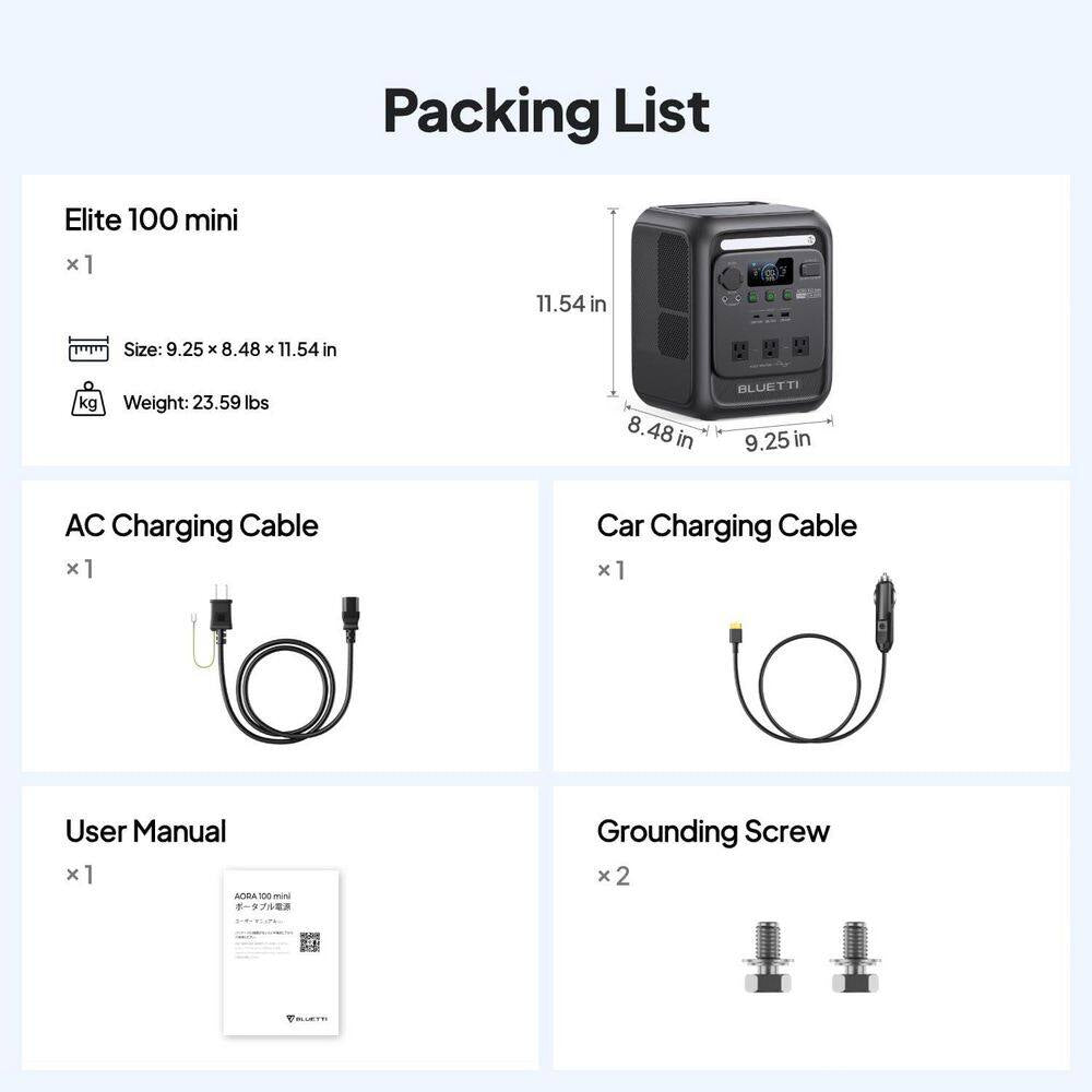700W 1004Wh Portable Power Station, Push Button Start Battery Solar Generator for Campsite
