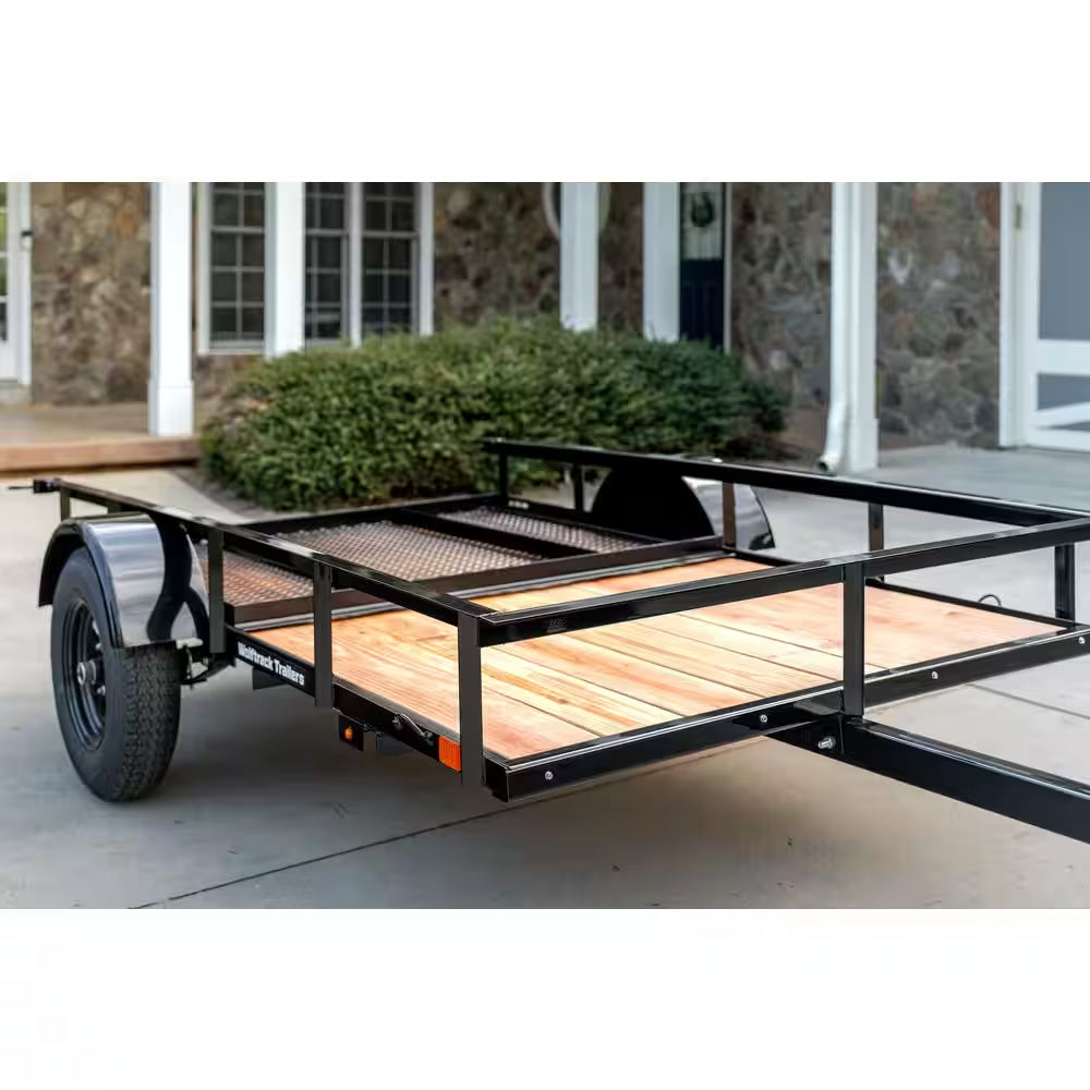 5 Ft. X 8 Ft. Utility Trailer, Wood Floor, 1450 Lb. Payload Capacity