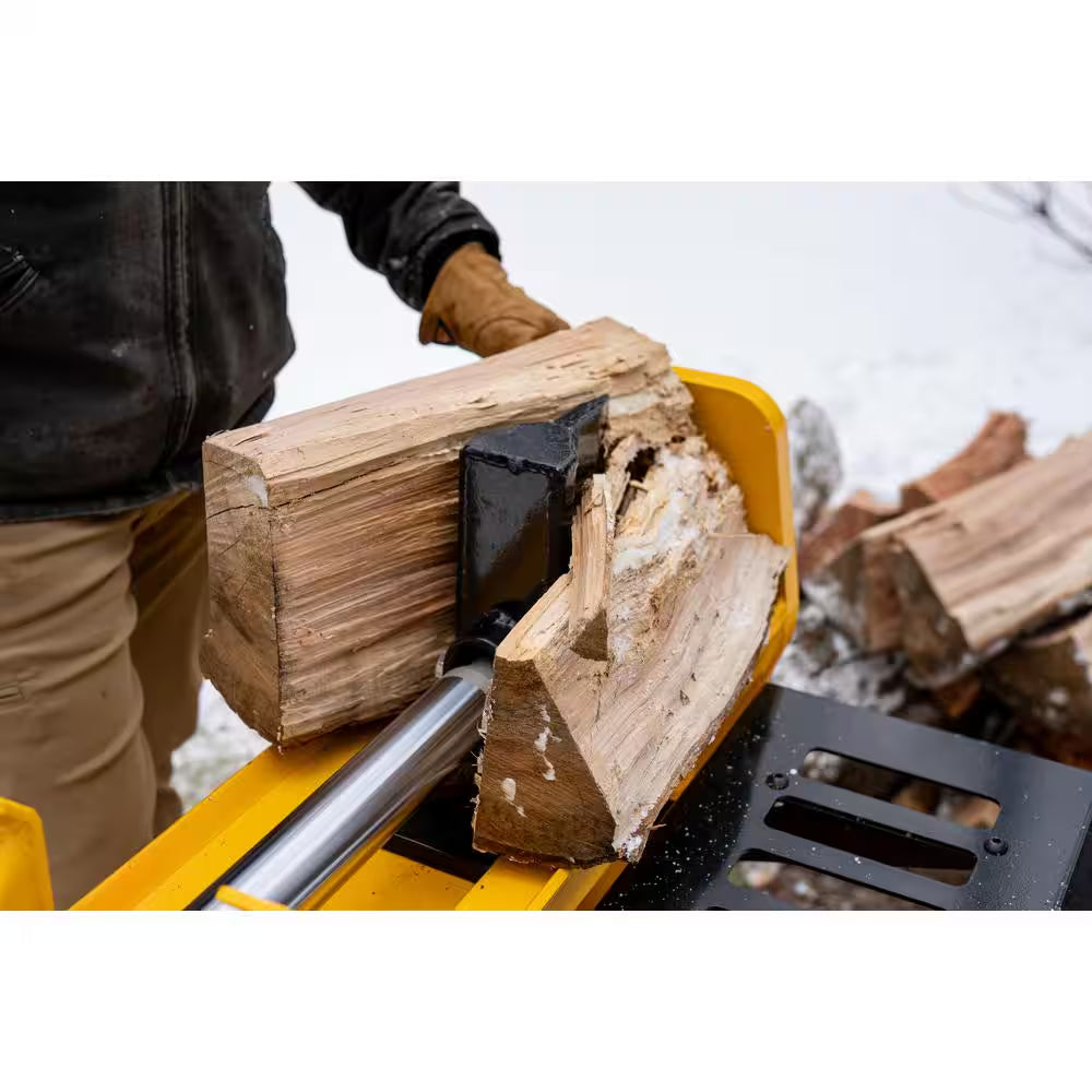 32 Ton 277Cc 9.5HP Kohler Engine Horizontal/Vertical Full Beam Hydraulic Log Splitter, Auto Return/Integrated Log Cradle