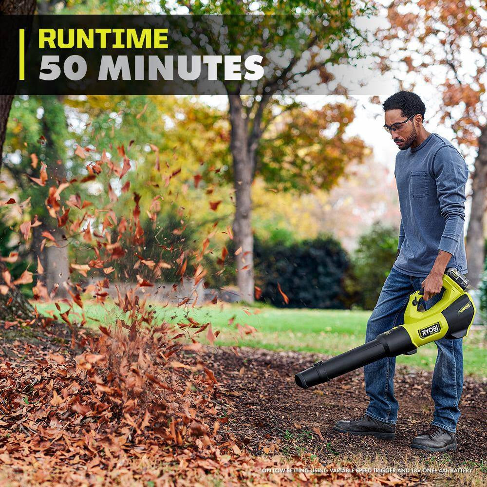 ONE+ HP 18V Brushless Cordless Attachment Capable 15" Trimmer and Blower Combo Kit W/ Pruner, 4.0 Ah Battery & Charger