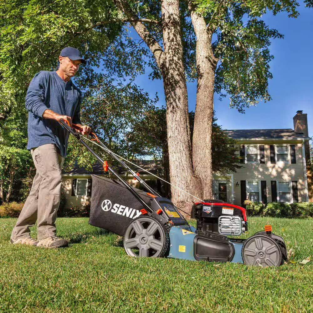 21 In. 140Cc 4-Cycle Briggs and Stratton Gas Self-Propelled Lawn Mower with 3-In-1 Bagging, Mulching, Side Discharge
