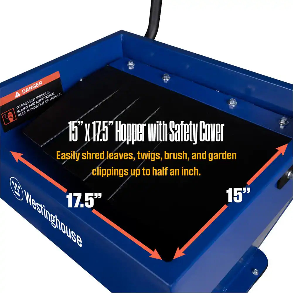 3 In. Dia 212Cc 3-In-1 Gas Powered Wood Chipper Shredder Mulcher