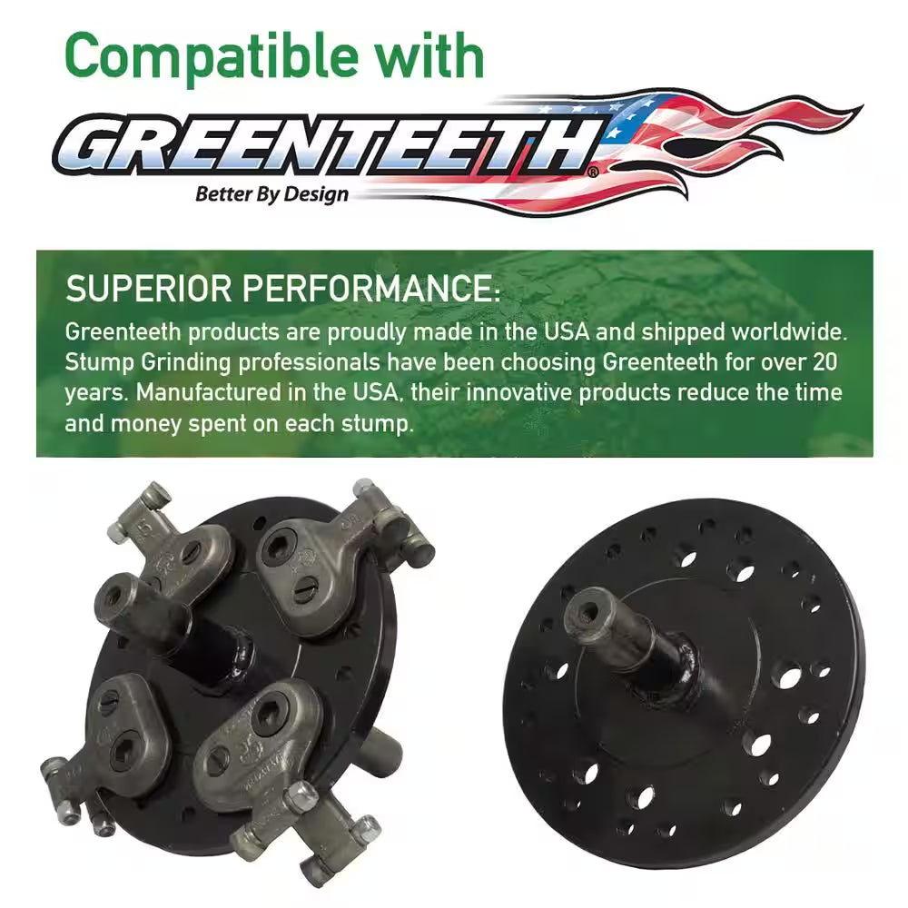 11 In. 14 HP Electric Start Commercial Kohler Gas Powered Stump Grinder with Extra Set of Teeth, Tow Bar, and Hour Meter
