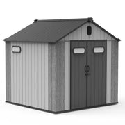 DOMI 8 Ft. X 8 Ft. Resin STORAGE SHED
