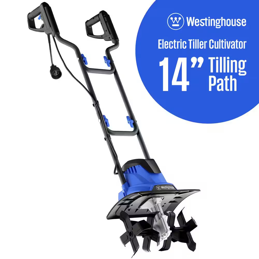 14 In. 10 Amp Electric Tiller Cultivator
