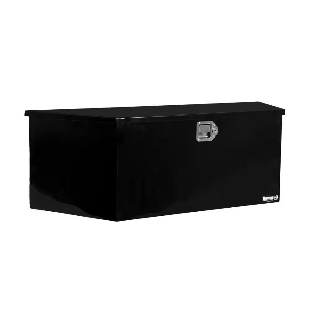 16 In. X 16 In. X 49 In. Gloss Black Steel Trailer Tongue Truck Tool Box