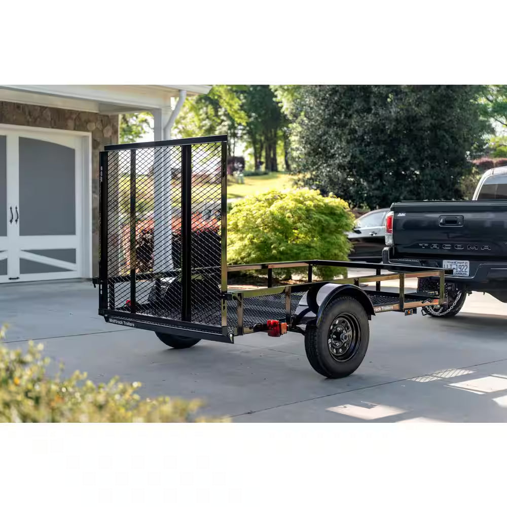 5 Ft. X 8 Ft. Utility Trailer, Mesh Floor, 1615 Lb. Payload Capacity