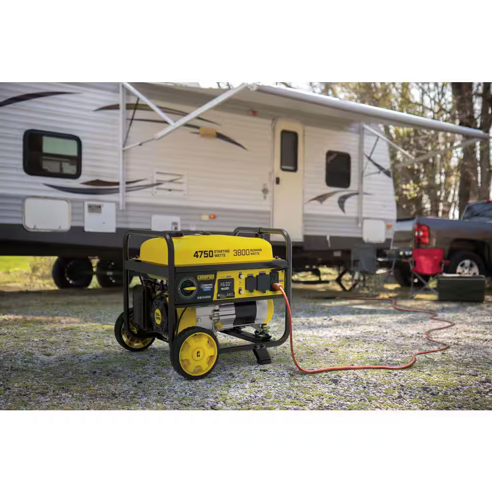 4750/3800-Watt Gas Portable Generator with Free 3-Year Warranty for RV and Home (CARB Compliant)