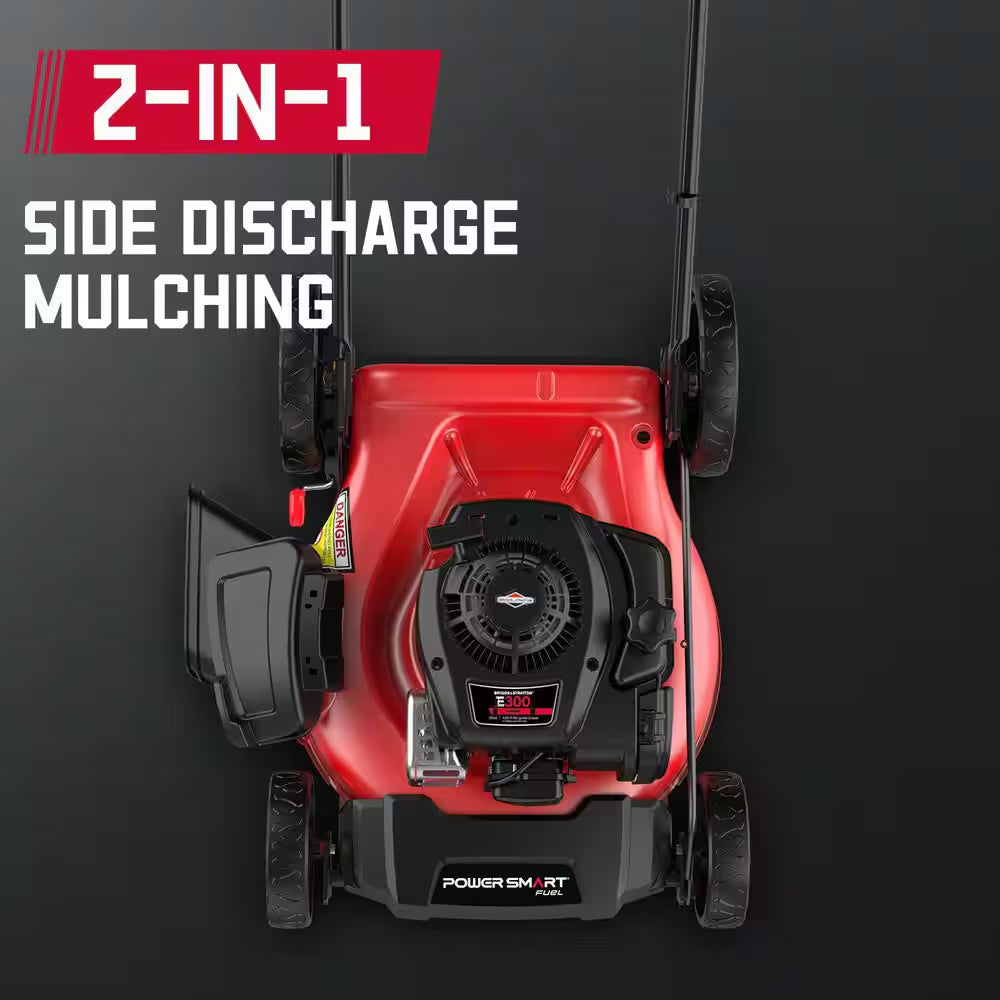 21 In. 2-In-1 125Cc Gas Push Mower, Briggs and Stratton Engine, Quick Start, 6-Position Height Adjustment