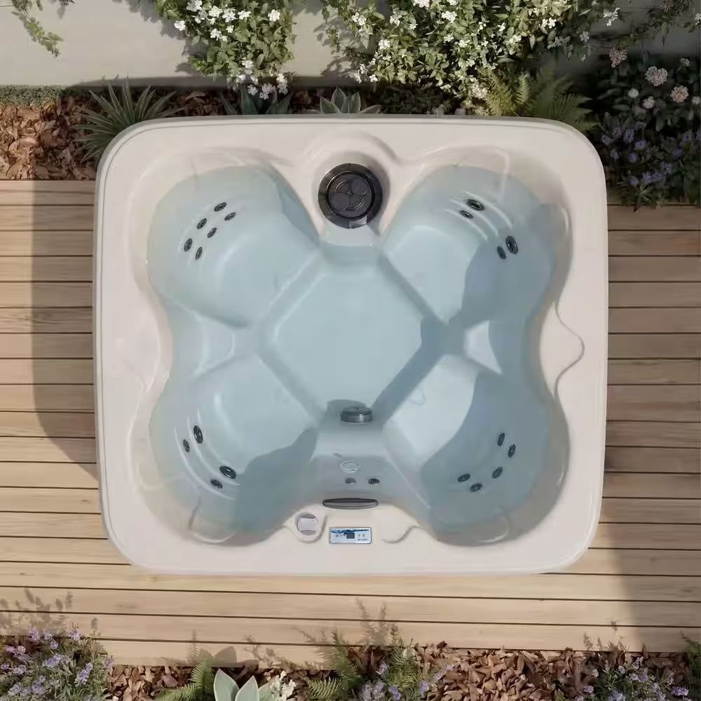 LS100DX 4-Person 20-Jet 110-Volt Plug and Play Spa with Waterfall